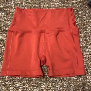 Coral alphalete shorts